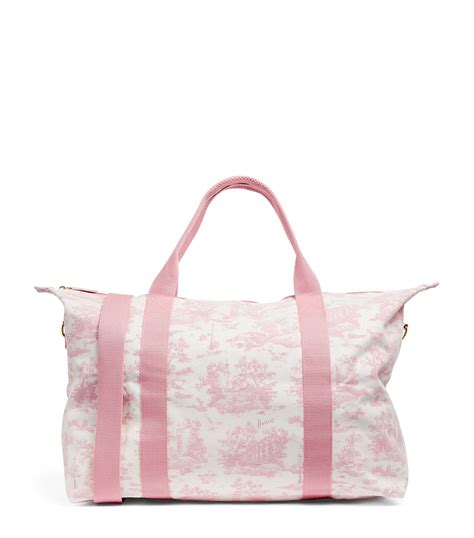 harrods overnight bag|harrods pink toile.